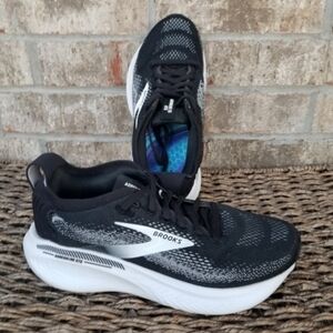 Brooks Adrenaline25 BLACK Running Shoes(W 8D) Wide Comfort Walking Sneaker *READ